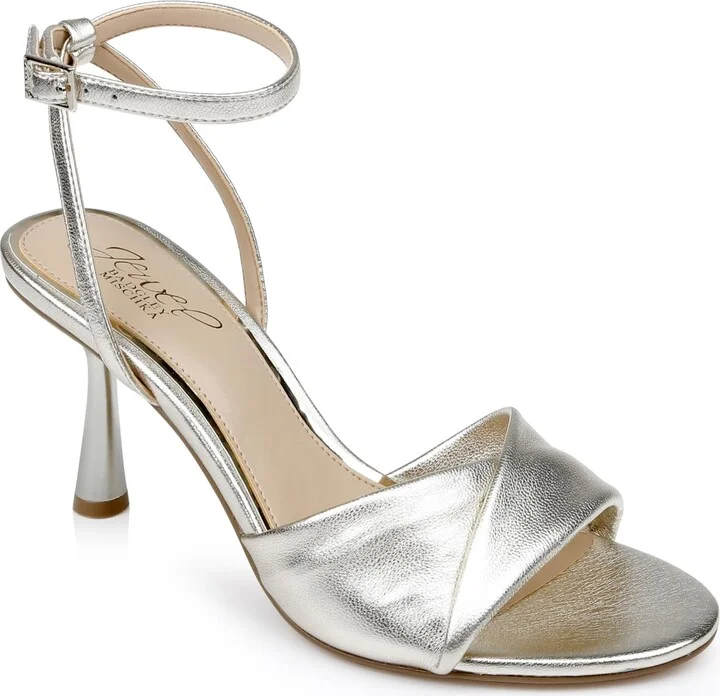 Jewel Badgley Mischka Kaia Sandal with Crisscross Vamp