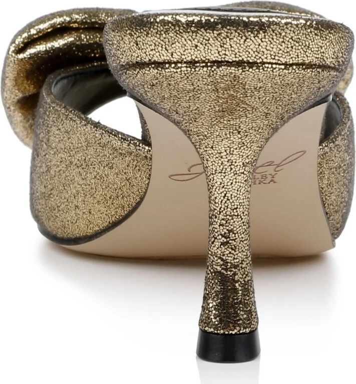 Jewel Badgley Mischka Kora Bow Slide Evening Sandal - Image 3