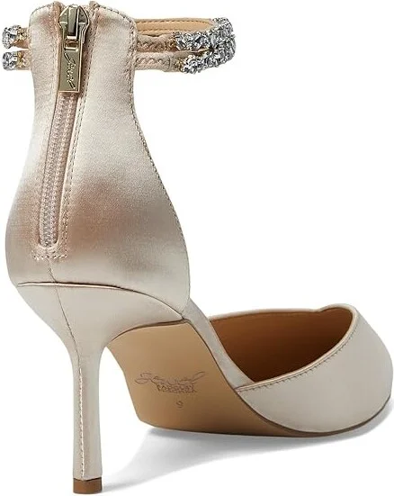 Jewel Badgley Mischka Maya Women's Shoes Champagne : 6 M, Rubber - Image 4