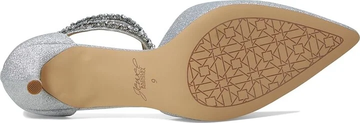 Jewel Badgley Mischka Maya Women's Shoes Silver : 6 M, Rubber - Image 3