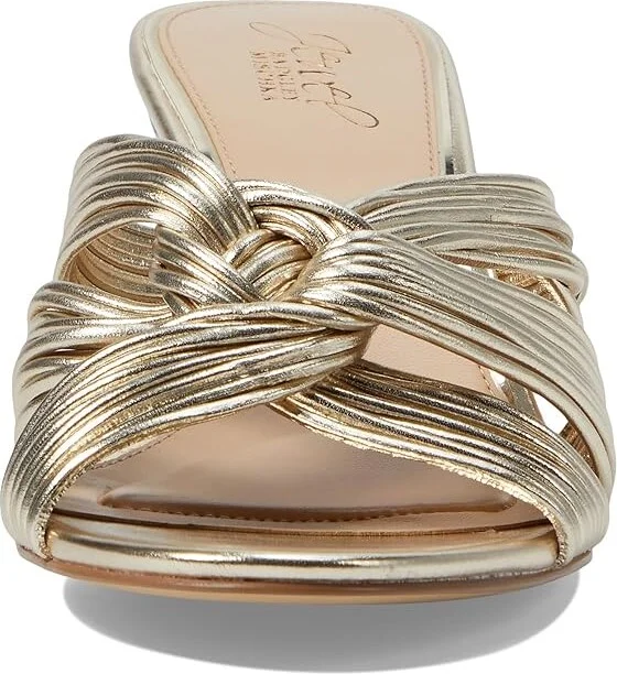 Jewel Badgley Mischka Mia Women's Shoes Light Gold : 6 M, Leather - Image 2
