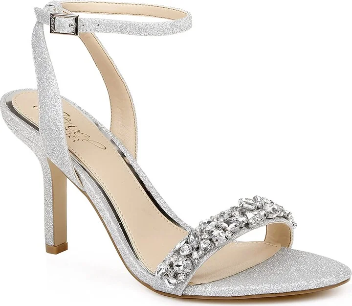 Jewel Badgley Mischka Ojai Crystal Adorned Sculpted Stilettos