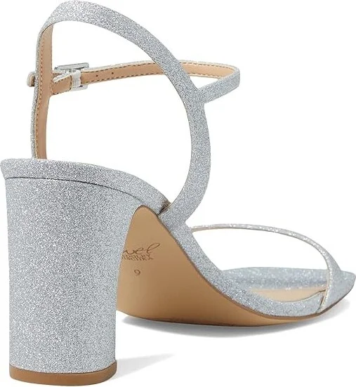 Jewel Badgley Mischka Rayla Women's Shoes Silver : 6 M, Synthetic - Image 4