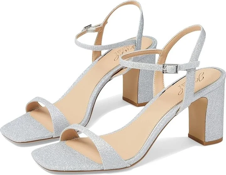 Jewel Badgley Mischka Rayla Women's Shoes Silver : 6 M, Synthetic