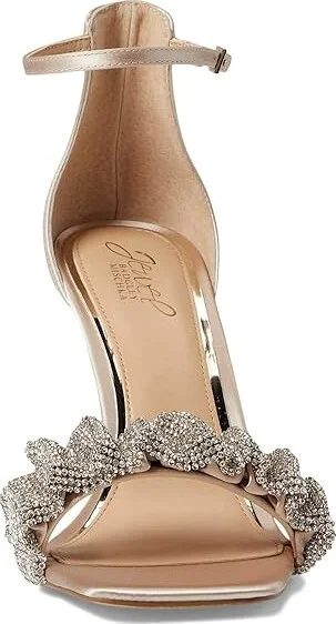 Jewel Badgley Mischka Ridley Women's Shoes Champagne : 9 M, Synthetic - Image 2
