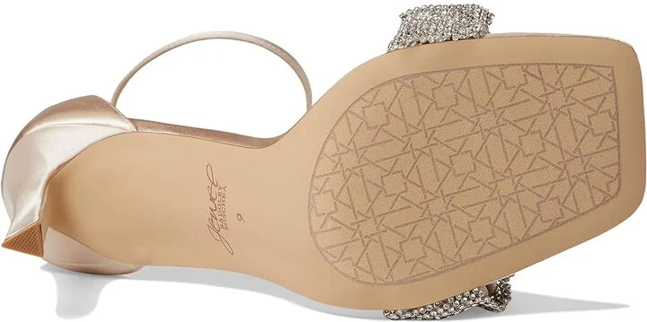 Jewel Badgley Mischka Ridley Women's Shoes Champagne : 9 M, Synthetic - Image 3