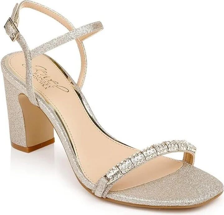 Jewel Badgley Mischka Slingback Women's 8.5 Charlee Embellished Sandal KHD545