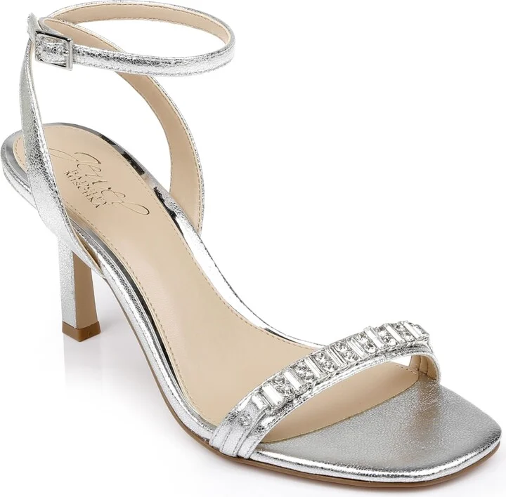 Jewel Badgley Mischka Veronika Embellished Sandals