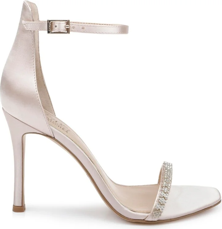 Jewel Badgley Mischka Women's Adriane Two Piece Stiletto Evening Sandals - Image 2