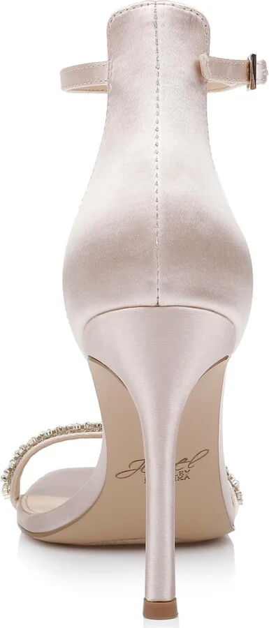 Jewel Badgley Mischka Women's Adriane Two Piece Stiletto Evening Sandals - Image 3