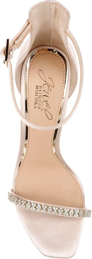 Jewel Badgley Mischka Women's Adriane Two Piece Stiletto Evening Sandals - Image 4