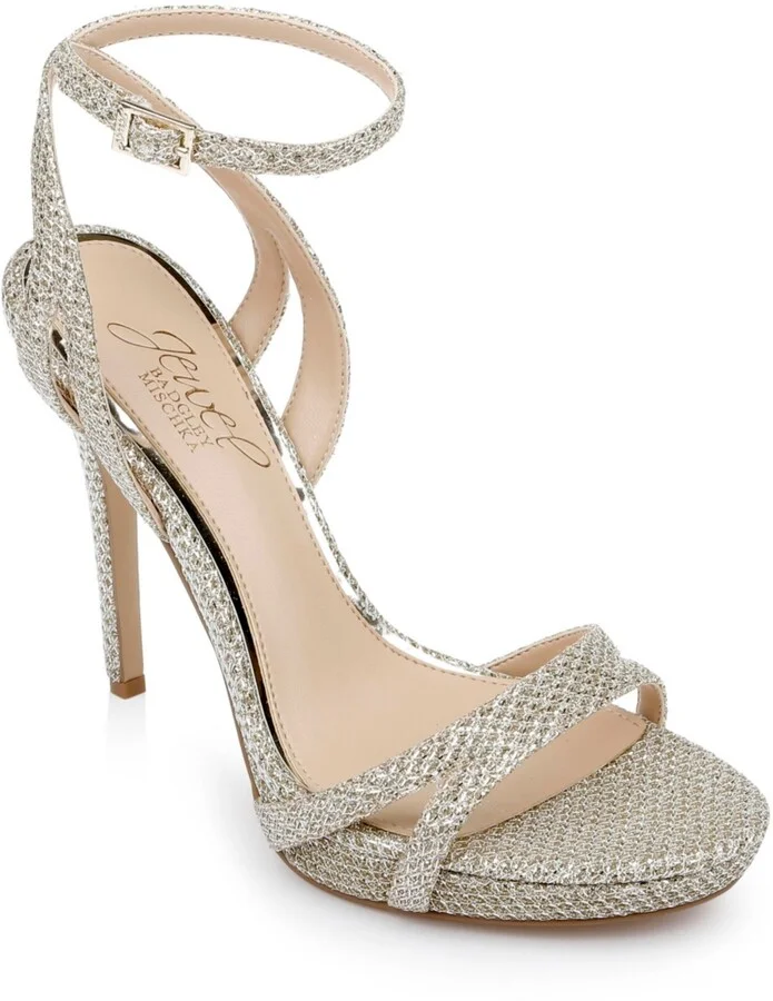 Jewel Badgley Mischka Women's Arianna Platform Stiletto Evening Sandals