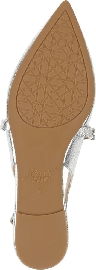 Jewel Badgley Mischka Women's Bambi Slingback Evening Flats - Image 8