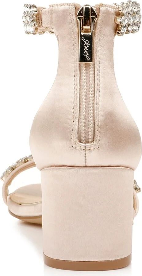 Jewel Badgley Mischka Women's Bronwen Block Heel Evening Sandals - Image 3