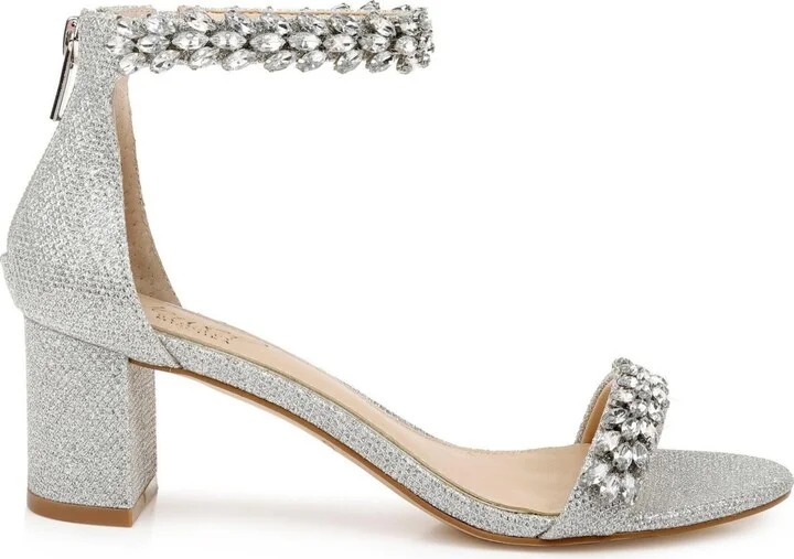Jewel Badgley Mischka Women's Bronwen Block Heel Evening Sandals - Image 6