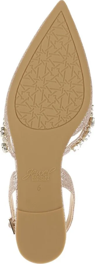 Jewel Badgley Mischka Women's Camden Slingback Pointed Toe Evening Flats - Image 11