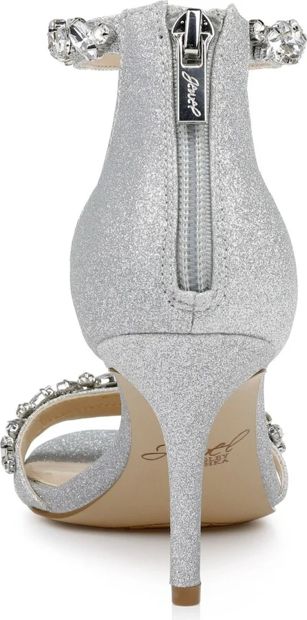 Jewel Badgley Mischka Women's Caroline Embellished Ankle Strap Evening Sandals - Image 3