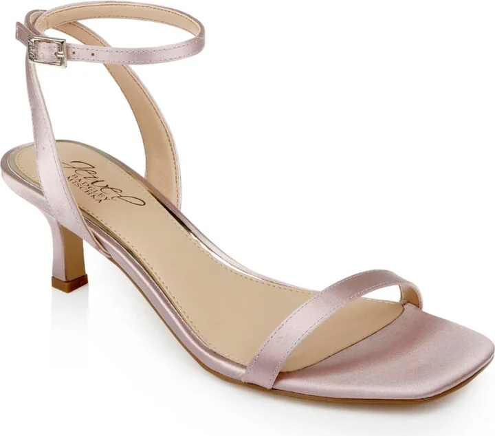 Jewel Badgley Mischka Women's Charisma Ii Kitten Heel Evening Sandals