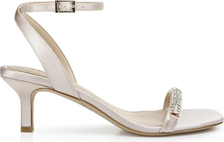 Jewel Badgley Mischka Women's Charisma Kitten Heel Evening Sandals - Image 2