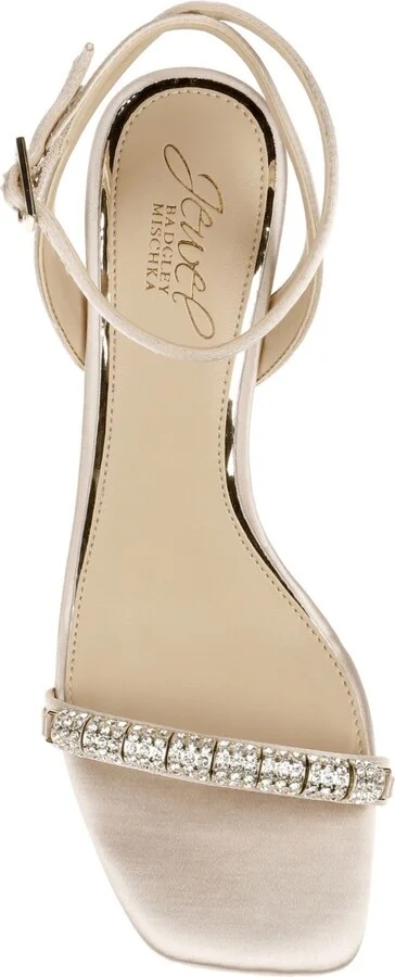 Jewel Badgley Mischka Women's Charisma Kitten Heel Evening Sandals - Image 4