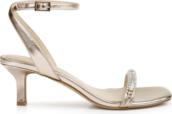 Jewel Badgley Mischka Women's Charisma Kitten Heel Evening Sandals - Image 5