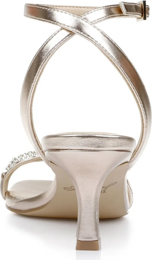 Jewel Badgley Mischka Women's Charisma Kitten Heel Evening Sandals - Image 6