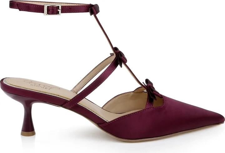 Jewel Badgley Mischka Women's Elisabetta Bow Pointed Toe Pumps - Image 6