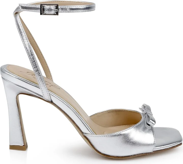 Jewel Badgley Mischka Women's Elisha Bow Square Toe Sandals - Image 6