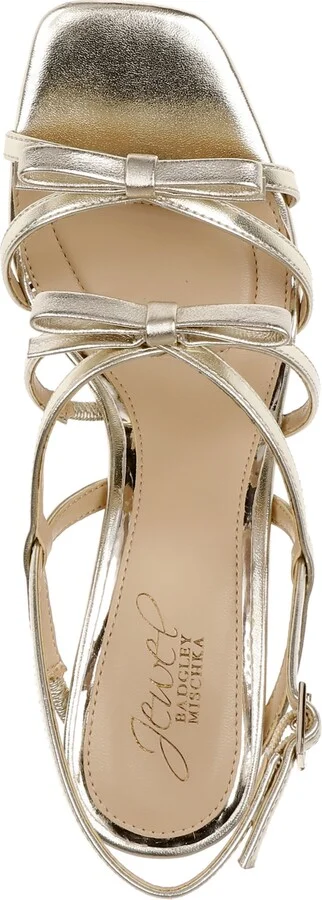 Jewel Badgley Mischka Women's Eliza Bow Evening Sandals - Image 4