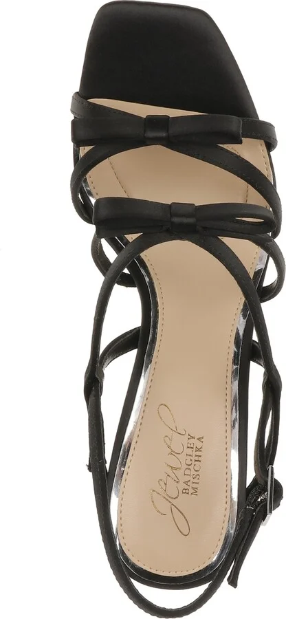 Jewel Badgley Mischka Women's Eliza Bow Evening Sandals - Image 8