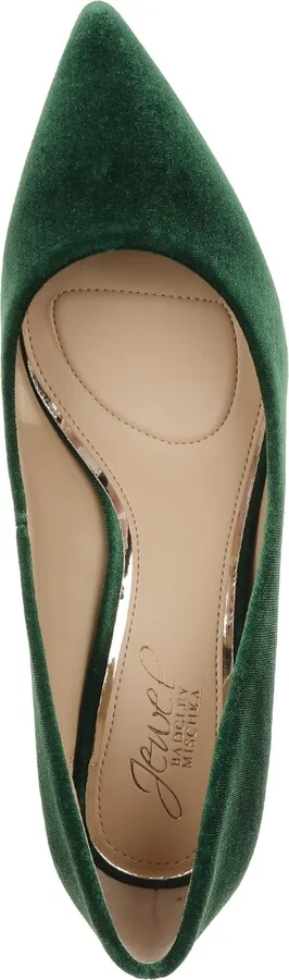 Jewel Badgley Mischka Women's Enola Velvet Pumps - Image 4