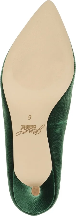 Jewel Badgley Mischka Women's Enola Velvet Pumps - Image 5