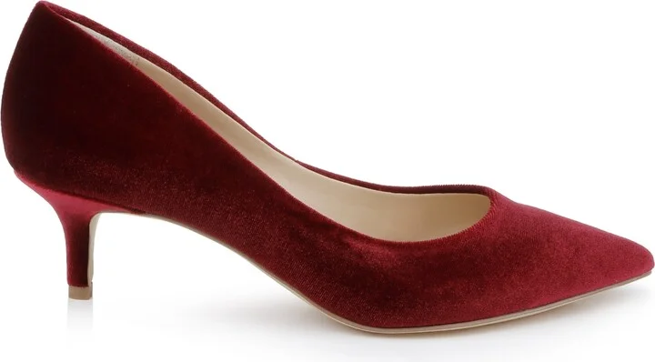 Jewel Badgley Mischka Women's Enola Velvet Pumps - Image 9