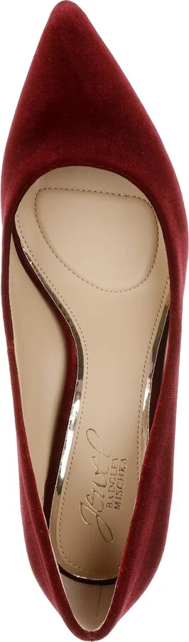 Jewel Badgley Mischka Women's Enola Velvet Pumps - Image 11