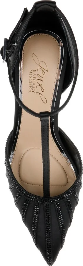 Jewel Badgley Mischka Women's Faithlyn Evening T-Strap Pumps - Image 4