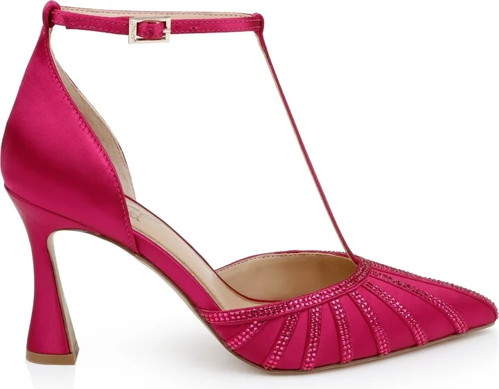 Jewel Badgley Mischka Women's Faithlyn Evening T-Strap Pumps - Image 6