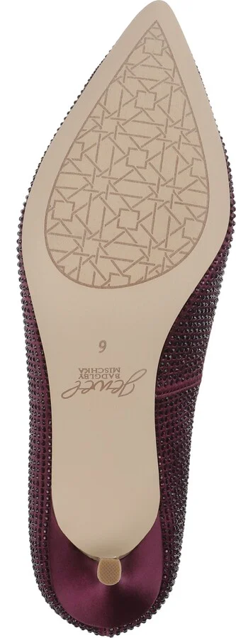 Jewel Badgley Mischka Women's Frenchie Kitten Heel Evening Pumps - Image 5
