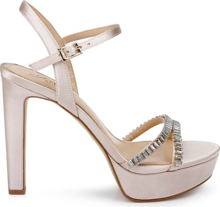 Jewel Badgley Mischka Women's Gallant Platform Evening Sandals - Image 6