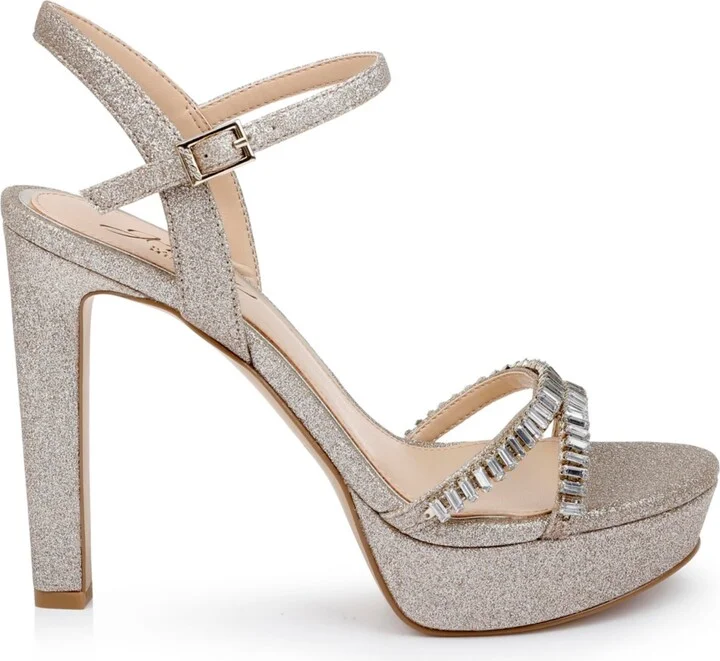 Jewel Badgley Mischka Women's Gallant Platform Evening Sandals - Image 10