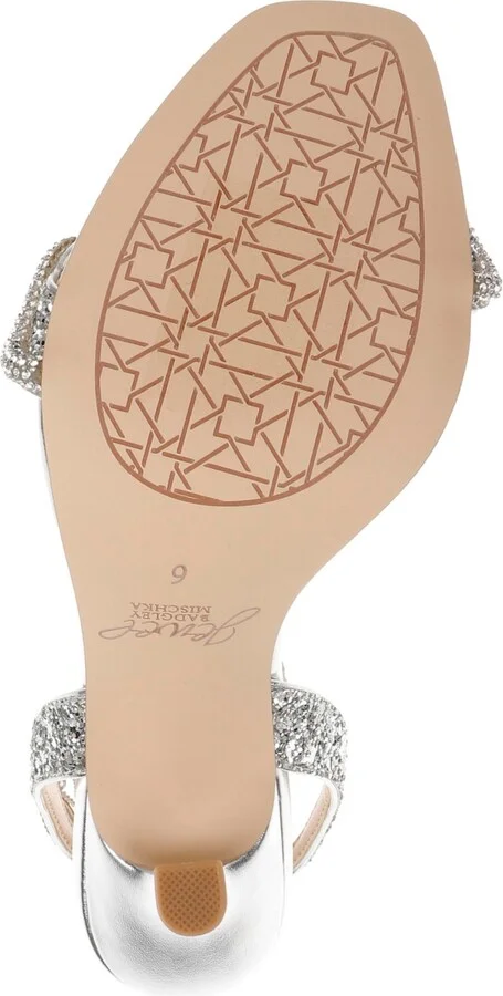 Jewel Badgley Mischka Women's Gemma Wavy Ornament Stiletto Evening Sandals - Image 9