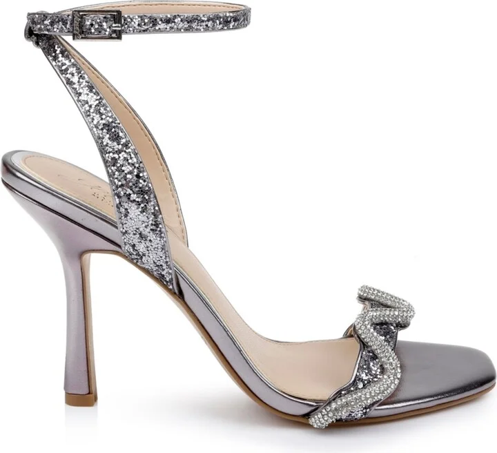 Jewel Badgley Mischka Women's Gemma Wavy Ornament Stiletto Evening Sandals - Image 10