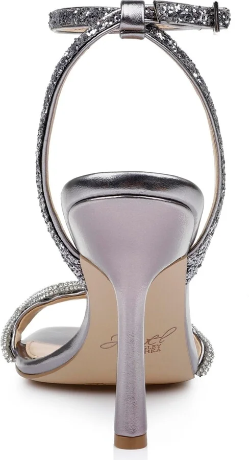 Jewel Badgley Mischka Women's Gemma Wavy Ornament Stiletto Evening Sandals - Image 11