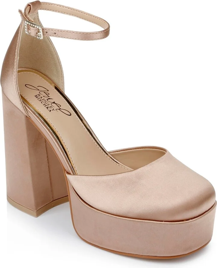 Jewel Badgley Mischka Women's Giada Platform Evening Pumps