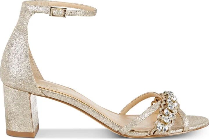 Jewel Badgley Mischka Women's Giona Block Heel Evening Sandals - Image 10