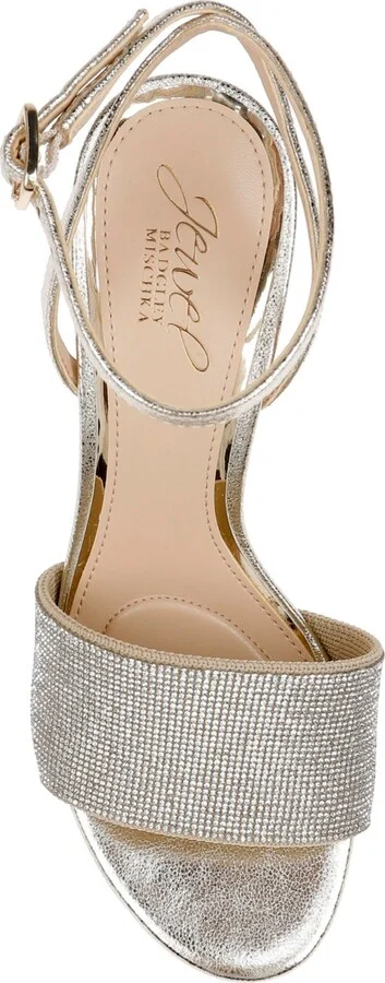 Jewel Badgley Mischka Women's Hattie Block Heel Evening Sandals - Image 4