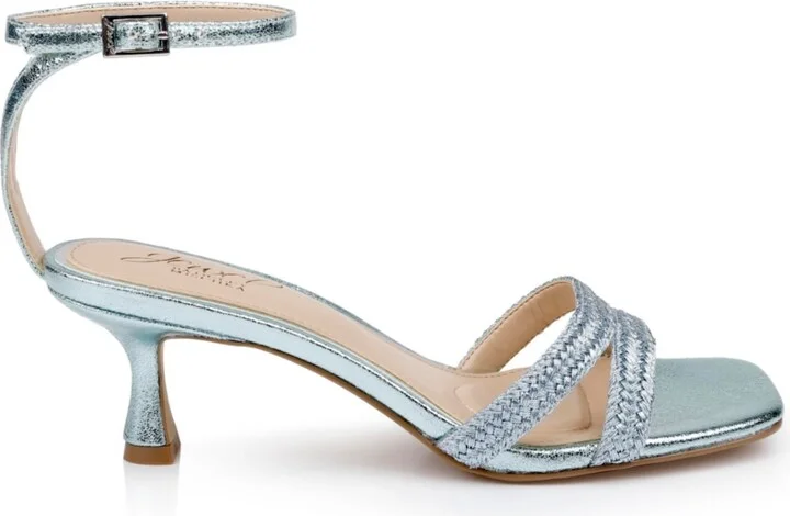 Jewel Badgley Mischka Women's Hayzel Kitten Heel Evening Sandals - Image 2