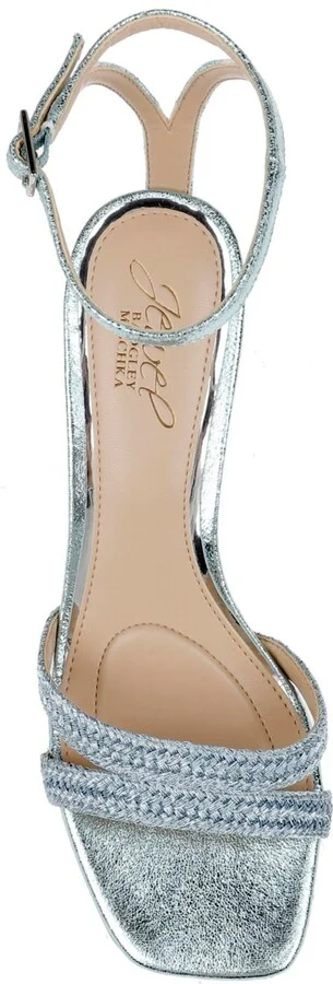 Jewel Badgley Mischka Women's Hayzel Kitten Heel Evening Sandals - Image 4