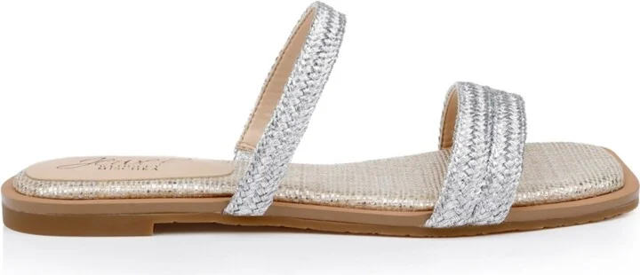Jewel Badgley Mischka Women's Helena Evening Flat Sandals - Image 2
