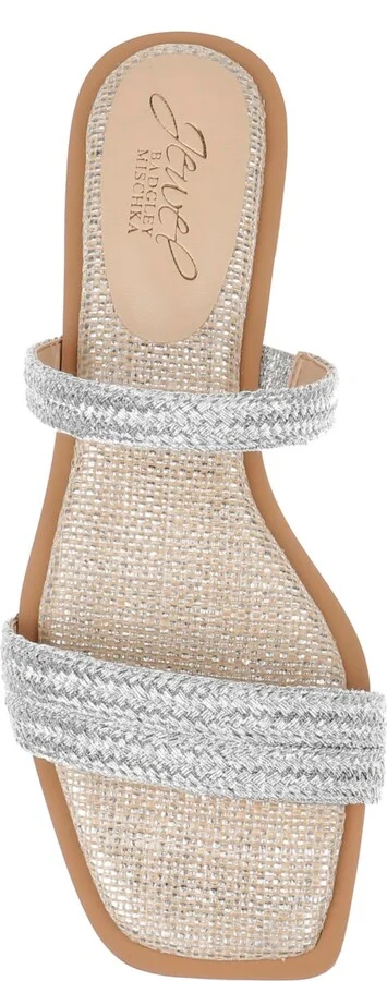 Jewel Badgley Mischka Women's Helena Evening Flat Sandals - Image 4