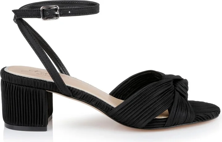 Jewel Badgley Mischka Women's Hudson Knot Block Heel Evening Sandals - Image 2